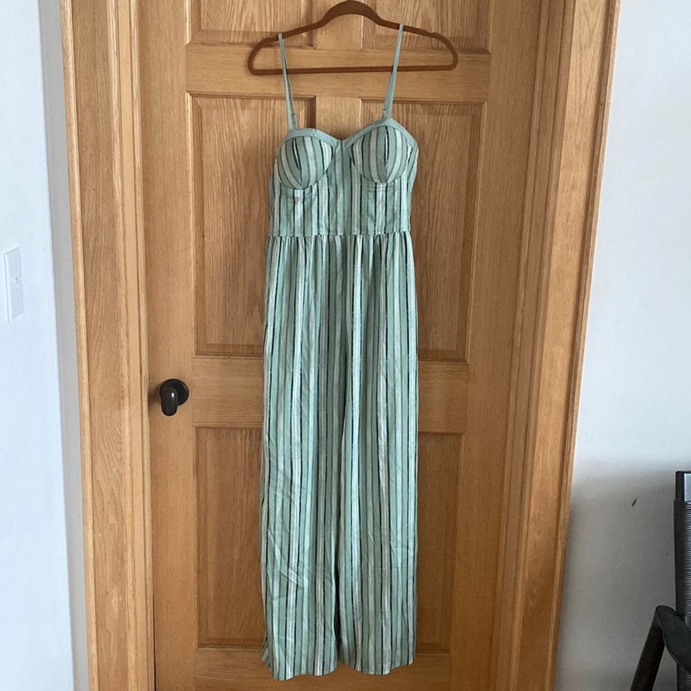 Striped jumpsuit. New with Tags